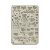 Stamperia The Owl's House A5 Silicon Mould Teddy Bears (KACMA557)