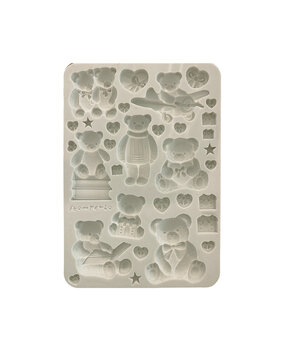 Stamperia The Owl's House A5 Silicon Mould Teddy Bears (KACMA557)