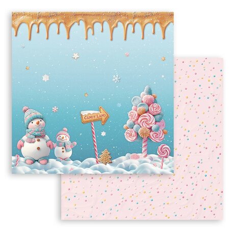 Stamperia Candy Christmas 12x12 Inch Paper Pack (SBBL173) Stamperia Candy Christmas 12x12 Inch Paper Pack (SBBL173)