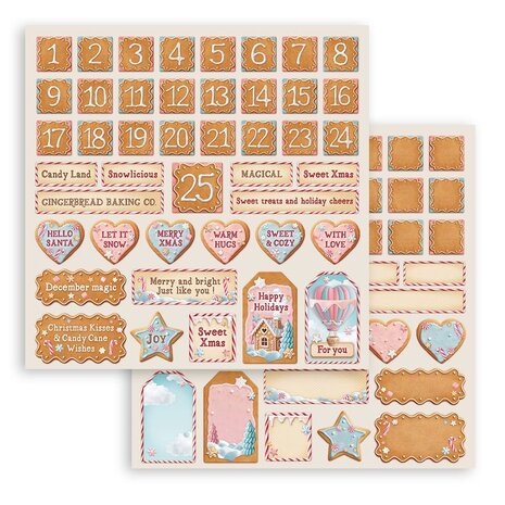 Stamperia Candy Christmas 12x12 Inch Paper Pack (SBBL173) Stamperia Candy Christmas 12x12 Inch Paper Pack (SBBL173)