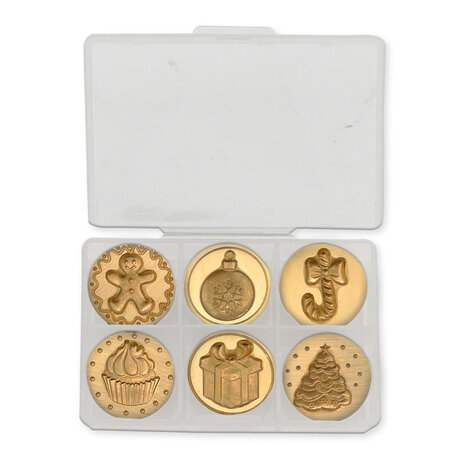 Stamperia Candy Christmas Wax and Seals (6 seals) (WAXSL09) Stamperia Candy Christmas Wax and Seals (6 seals) (WAXSL09)