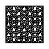Candy Christmas Thick Stencil 18x18cm Tree Pattern (KSTDQ123) Candy Christmas Thick Stencil 18x18cm Tree Pattern (KSTDQ123)