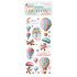 Candy Christmas Rub-on 4x8,5 Inch Air Balloons (DFLRB172) Candy Christmas Rub-on 4x8,5 Inch Air Balloons (DFLRB172)