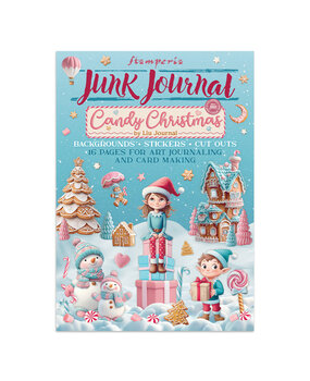 Stamperia Candy Christmas Junk Journal Backgrounds, Stickers, Cut-Outs (SBJK01)