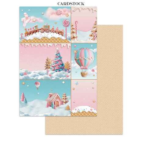 Stamperia Candy Christmas Junk Journal Backgrounds, Stickers, Cut-Outs (SBJK01) (DISCONTINUED) Stamperia Candy Christmas Junk Journal Backgrounds, Stickers, Cut-Outs (SBJK01) (DISCONTINUED)