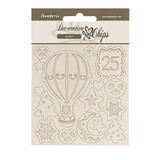 Stamperia Candy Christmas Decorative Chips Air Balloons (SCB271)