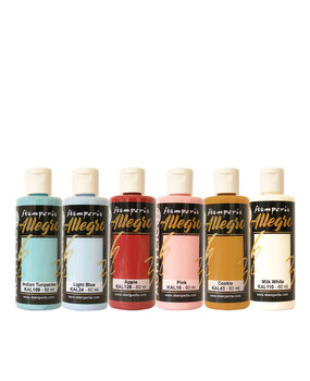 Stamperia Candy Christmas Allegro Paint Kit (6pcs) (KALKIT63)