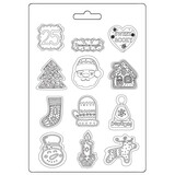 Stamperia Candy Christmas A5 Soft Mould Elements (K3PTA5675)