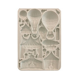Stamperia Alice in Christmas A5 Silicon Mould Circus and Air Balloons (KACMA568)