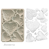 Stamperia Alice in Christmas A5 Silicon Mould Simple Hearts (KACMA562) Stamperia Alice in Christmas A5 Silicon Mould Simple Hearts (KACMA562)
