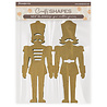 Stamperia Alice in Christmas MDF Crafty Shapes Blanks Soldiers (1pcs) (KLSM64) Stamperia Alice in Christmas MDF Crafty Shapes Blanks Soldiers (1pcs) (KLSM64)