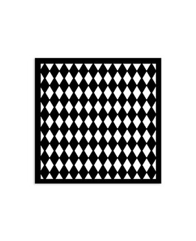 Stamperia Alice in Christmas Thick Stencil 12x12cm Rhombus Pattern (KSTDS54)