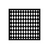 Stamperia Alice in Christmas Thick Stencil 12x12cm Rhombus Pattern (KSTDS54) Stamperia Alice in Christmas Thick Stencil 12x12cm Rhombus Pattern (KSTDS54)