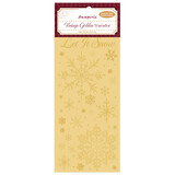 Stamperia Vintage Golden Transfer Let it Snow (DFLRGT05)