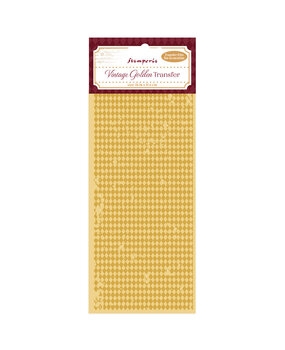 Stamperia Vintage Golden Transfer Rhombuses Pattern (DFLRGT02)