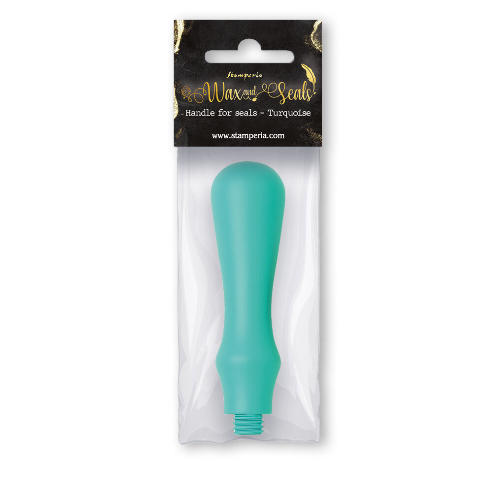 Stamperia Handle for Seals Turquoise Wax and Seals (WAX06) Stamperia Handle for Seals Turquoise Wax and Seals (WAX06)