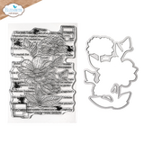 Elizabeth Craft Designs In the Garden Stamp and Die Set Summer Flower (CSD414)