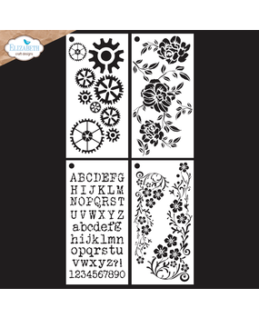 Elizabeth Craft Designs In the Garden Stencil Journal Stencils 8 (S057) Elizabeth Craft Designs In the Garden Stencil Journal Stencils 8 (S057)