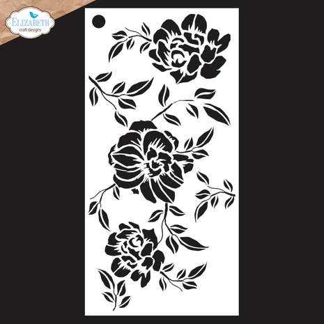 Elizabeth Craft Designs In the Garden Stencil Journal Stencils 8 (S057) Elizabeth Craft Designs In the Garden Stencil Journal Stencils 8 (S057)