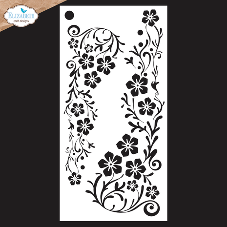 Elizabeth Craft Designs In the Garden Stencil Journal Stencils 8 (S057) Elizabeth Craft Designs In the Garden Stencil Journal Stencils 8 (S057)