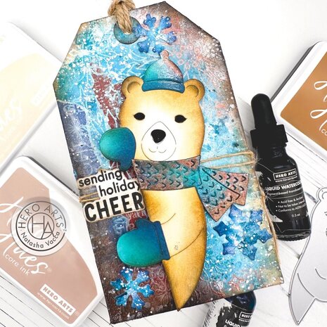 Hero Arts Peeking Winter Bear Fancy Dies (DF211) Hero Arts Peeking Winter Bear Fancy Dies (DF211)