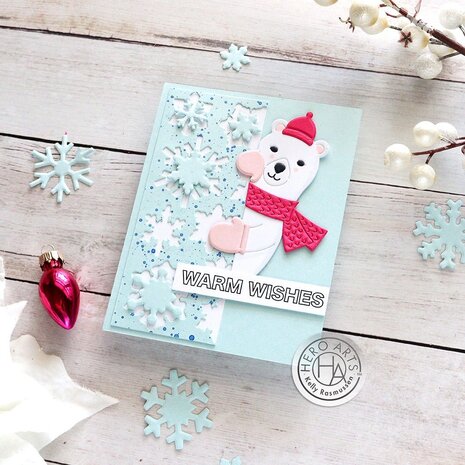 Hero Arts Peeking Winter Bear Fancy Dies (DF211) Hero Arts Peeking Winter Bear Fancy Dies (DF211)