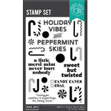 Hero Arts Candy Cane Season Clear Stamps A Little Merri-Mint (CM812)