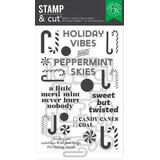 Hero Arts Candy Cane Season Stamp & Cut A Little Merri-Mint (DC321)