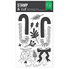 Hero Arts Candy Cane Season Stamp & Cut Candy Cane Swag (DC322) Hero Arts Candy Cane Season Stamp & Cut Candy Cane Swag (DC322)
