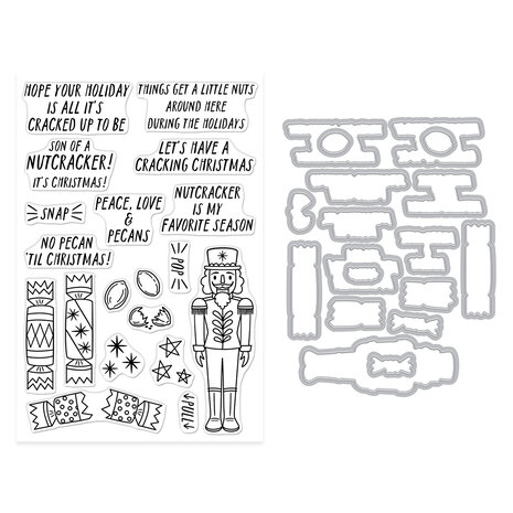 Hero Arts Crackin' Christmas Stamp & Cut A Little Nuts (DC323) Hero Arts Crackin' Christmas Stamp & Cut A Little Nuts (DC323)