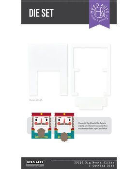 Hero Arts Crackin' Christmas Die Set Big Mouth Slider (DF256)