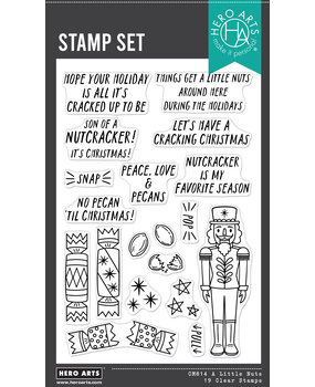 Hero Arts Crackin' Christmas Clear Stamp A Little Nuts (CM814)