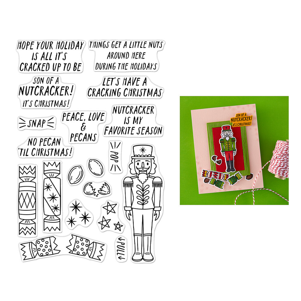 Hero Arts Crackin' Christmas Clear Stamp A Little Nuts (CM814) Hero Arts Crackin' Christmas Clear Stamp A Little Nuts (CM814)