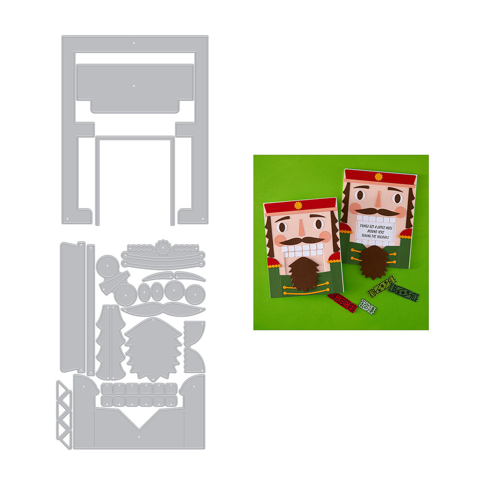 Hero Arts Crackin' Christmas Big Mouth Nutcracker Bundle (WB1178) Hero Arts Crackin' Christmas Big Mouth Nutcracker Bundle (WB1178)