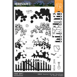 Hero Arts Seaside Blooms HeroScapes Stamps Coastal Blooms (CM808)