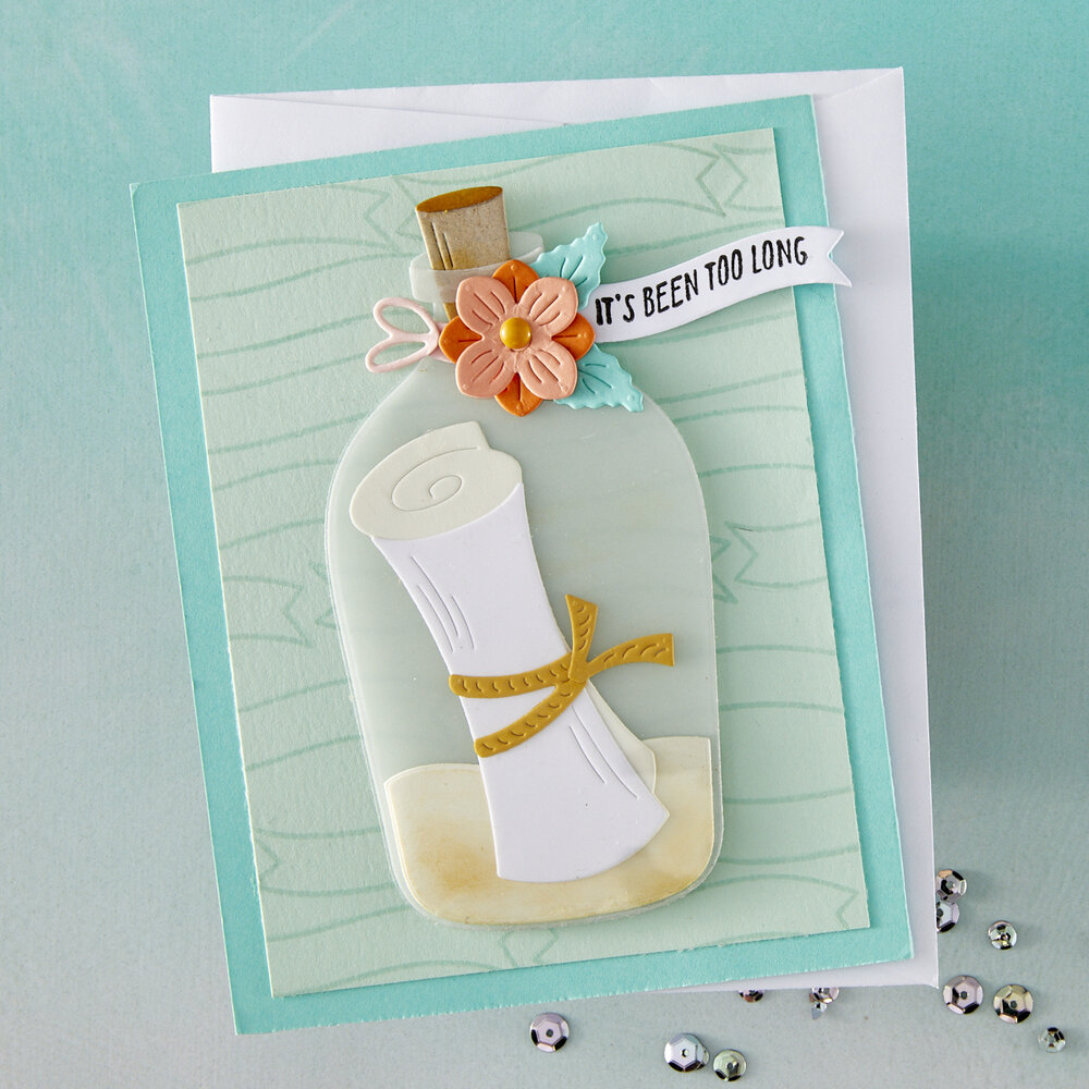 Hero Arts Summer By The Shore Clear Stamps Banner Days (CM810) Hero Arts Summer By The Shore Clear Stamps Banner Days (CM810)