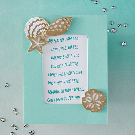 Hero Arts Summer By The Shore Clear Stamps Banner Days (CM810) Hero Arts Summer By The Shore Clear Stamps Banner Days (CM810)