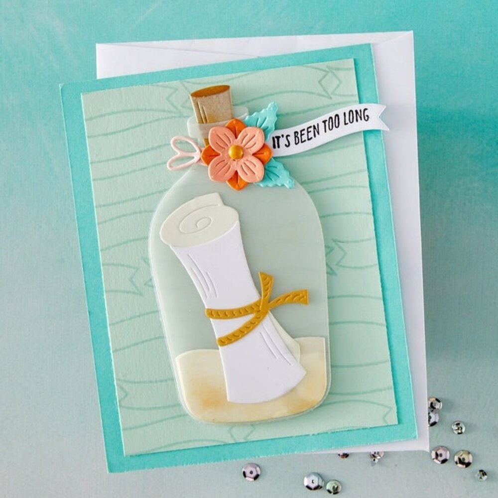 Hero Arts Summer By The Shore Stamp & Cut Banner Days (DC320) Hero Arts Summer By The Shore Stamp & Cut Banner Days (DC320)