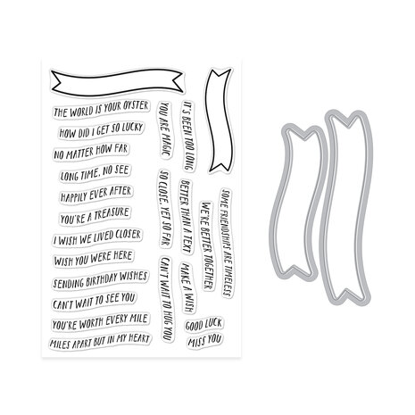 Hero Arts Summer By The Shore Stamp & Cut Banner Days (DC320) Hero Arts Summer By The Shore Stamp & Cut Banner Days (DC320)