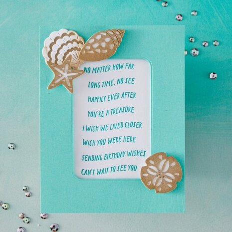 Hero Arts Summer By The Shore Stamp & Cut Banner Days (DC320) Hero Arts Summer By The Shore Stamp & Cut Banner Days (DC320)