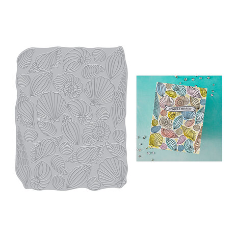 Hero Arts Summer By The Shore Letterpress + Foil Debossing Plate Scattered Shells (HP122) Hero Arts Summer By The Shore Letterpress + Foil Debossing Plate Scattered Shells (HP122)