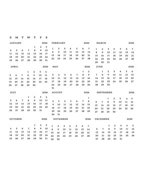Spellbinders Wonderland BetterPress Plate DIY 2026 Calendar (BP-316) Spellbinders Wonderland BetterPress Plate DIY 2026 Calendar (BP-316)