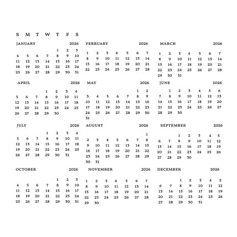 Spellbinders Wonderland BetterPress Plate DIY 2026 Calendar (BP-316) Spellbinders Wonderland BetterPress Plate DIY 2026 Calendar (BP-316)