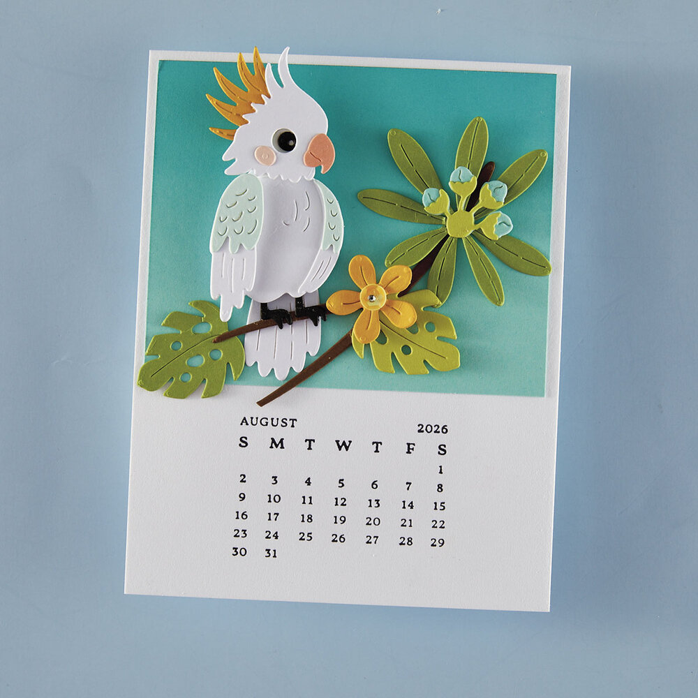 Spellbinders Wonderland BetterPress Plate DIY 2026 Calendar (BP-316) Spellbinders Wonderland BetterPress Plate DIY 2026 Calendar (BP-316)
