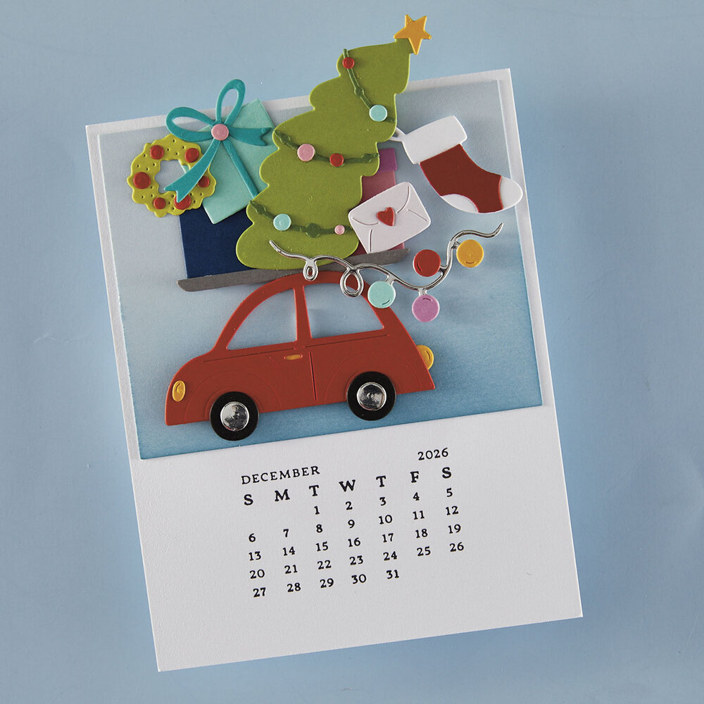 Spellbinders Wonderland BetterPress Plate DIY 2026 Calendar (BP-316) Spellbinders Wonderland BetterPress Plate DIY 2026 Calendar (BP-316)