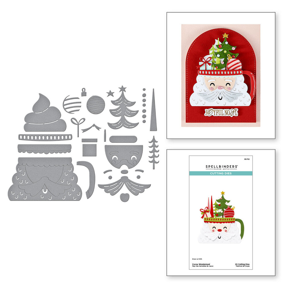 Spellbinders Wonderland Etched Dies Cocoa Wonderland (S5-702) Spellbinders Wonderland Etched Dies Cocoa Wonderland (S5-702)