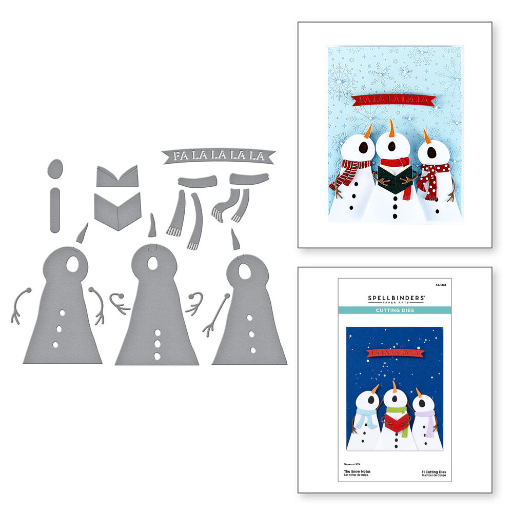 Spellbinders Wonderland Etched Dies The Snow Notes (S4-1461) Spellbinders Wonderland Etched Dies The Snow Notes (S4-1461)