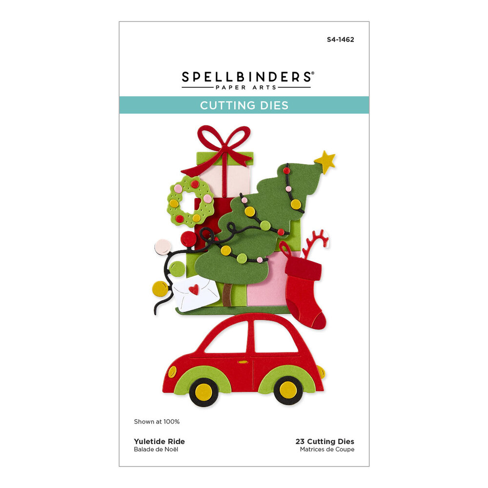 Spellbinders Wonderland Etched Dies Yuletide Ride (S4-1462) Spellbinders Wonderland Etched Dies Yuletide Ride (S4-1462)