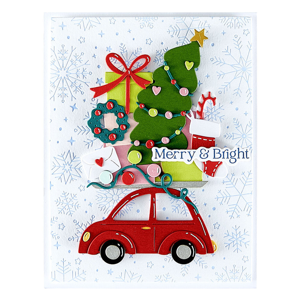 Spellbinders Wonderland Etched Dies Yuletide Ride (S4-1462) Spellbinders Wonderland Etched Dies Yuletide Ride (S4-1462)