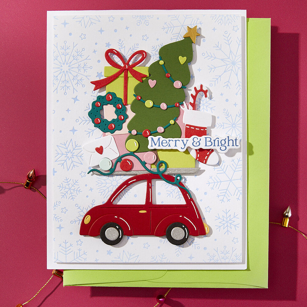 Spellbinders Wonderland Etched Dies Yuletide Ride (S4-1462) Spellbinders Wonderland Etched Dies Yuletide Ride (S4-1462)
